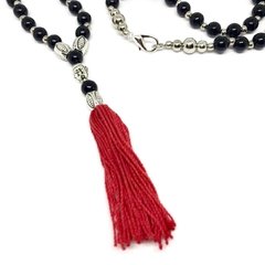 Collar Perlas negras Buda - comprar online