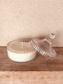Azucarera Caramelera de vidrio Vela de Soja - comprar online