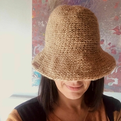 Bolso RAQUEL + Gorro - Yute, tejido al crochet - comprar online