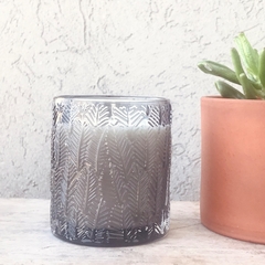 Vela de Soja Vaso Labrado negro