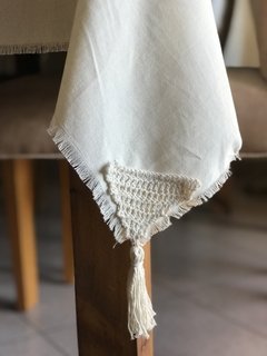 Consultar stock Mantel en tusor natural rectangular - comprar online