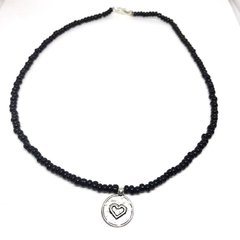 Choker mostacilla negra ❤️
