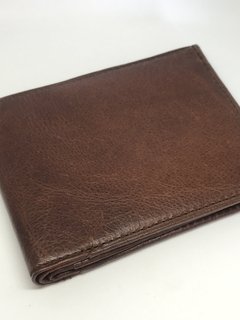 Billetera hombre con divisiones, cuero (art. 143) - tienda online