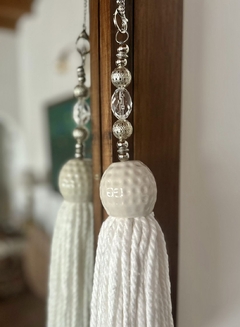 borla calota con lana y caireles - comprar online