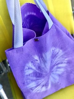 Bolso lona teñido a mano BATIK - comprar online