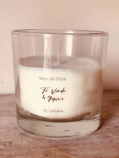 Vela de Soja vaso whisky vidrio reutilizable - comprar online