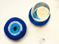 Set de 6 Posavasos tejidos al crochet - comprar online