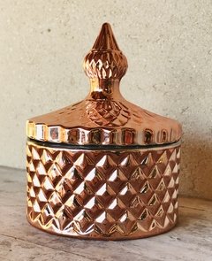 Caramelera Cobre Vela ecológica de Soja