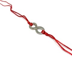 Pulsera hilo rojo infinito