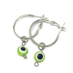 Aro argolla ojo turco - Jumana Accesorios