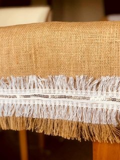 Camino de mesa arpillera POR PEDIDO - comprar online