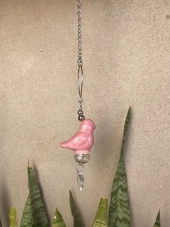 Borla cairel pajaro rosa - comprar online