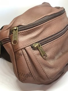 Riñonera Grande 100% cuero. Art. 800 - Jumana Accesorios