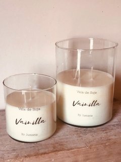 Vela de Soja, combo ADELA. Vidrio reciclado