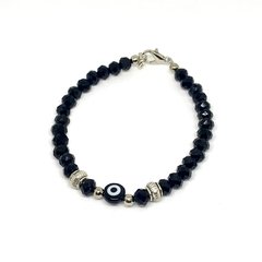 Pulsera de cristal facetado 
