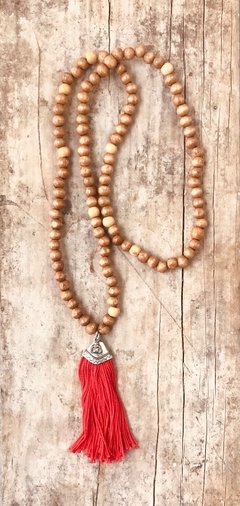 Collar Japa Mala de madera