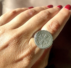Anillo Sello San Benito Plata 925 - comprar online