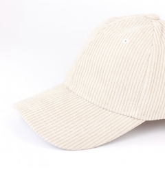 Gorra corderoy con visera, regulable