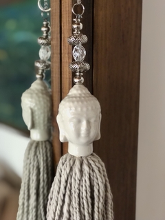 Imagen de borla buda ceramica y lana