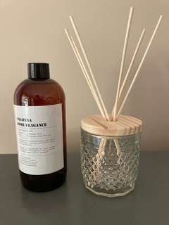 Difusor vidrio + 500 ml de fragancia