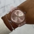 PULSERA PLATA HOJAS LISAS Y MICROBRILLO en internet