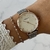 PULSERA PLATA DENARIO FASETADO - LUA PLATERIA