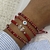 PULSERA PLATA AMULETO SOY FELIZ en internet