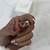 ANILLO COMBINADO ORO 18K INICIAL BAJA en internet