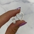 ARGOLLA AB CORAZON BRILLOS PLATEADO - comprar online