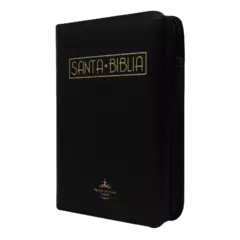 BIBLIA REINA VALERA 1960 055cLGZPJRa L 10p 13x19 CONCORDANCIA CIERRE PJR IMITACION PIEL NEGRA QR - comprar online