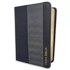 Biblia Reina Valera 1960 045C L 12P 13X18 Pjr Geométrico Negro - comprar online