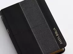Biblia Reina Valera 1960 045C L 12P 13X18 Pjr Geométrico Negro en internet