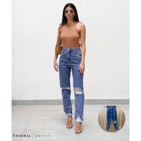 Calça Mom.Cód.35074