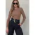 Blusa Canelada.Cód.36283