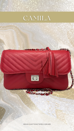 Bolsa Camila vermelha - comprar online