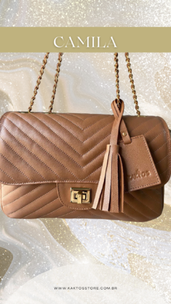 Bolsa Camila Caramelo - Kaktos Store