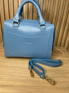 Bolsa Karen Azul com Rosa na internet