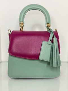 Bolsa Valentina Menta/Rosa - comprar online