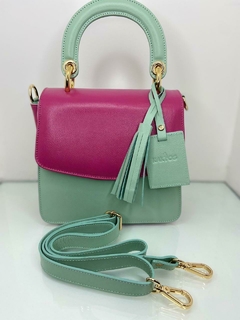 Bolsa Valentina Menta/Rosa