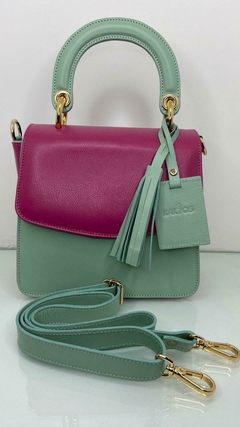 Bolsa Valentina Menta/Rosa