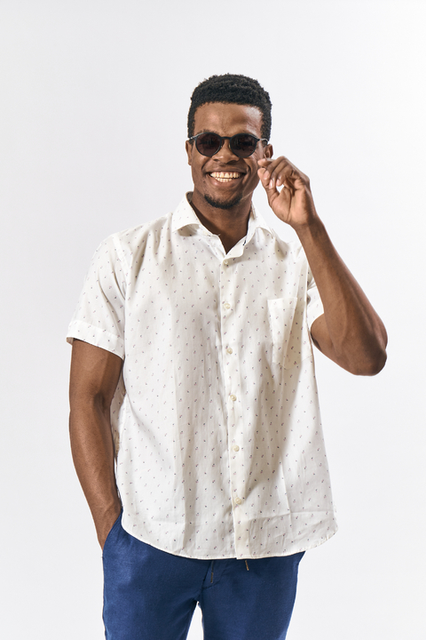 Camisa Mangas Cortas TROPEA Rosa