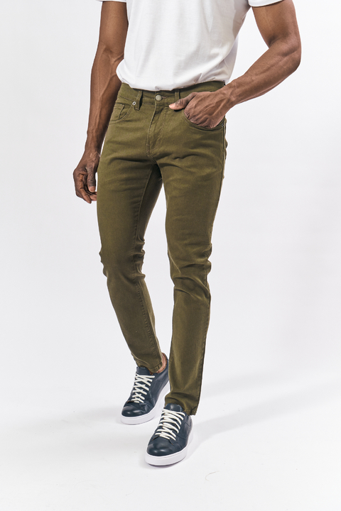 Jean SKAA Gabardina Slim fit Verde