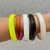 Bracelete de Resina com Acabamento em Verniz Italiano