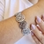 Bracelete Boho Prateado de Elástico
