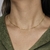 Choker Malha de Tubo Facetado na internet