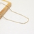 Choker Malha de Tubo Facetado - comprar online