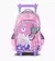 MOCHILA FOOTY CARRO 18'' UNICORNIO C/ LUCES LED