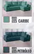 SILLON "NANTES" ESQUINERO 2 MODULOS 220*180 - comprar online