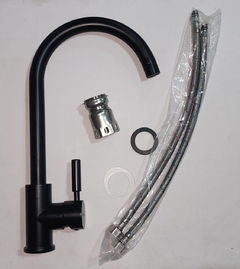 Griferia Monocomando Negro Mate Mozart Praga 9920 en internet