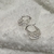 argollitas plata inflada 234